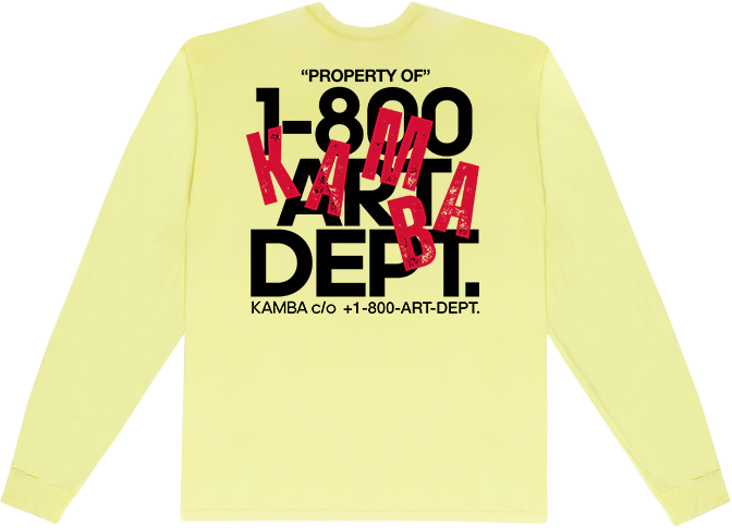 KAMBA X 1-800-ART-DEPT NYFW LONG SLEEVE