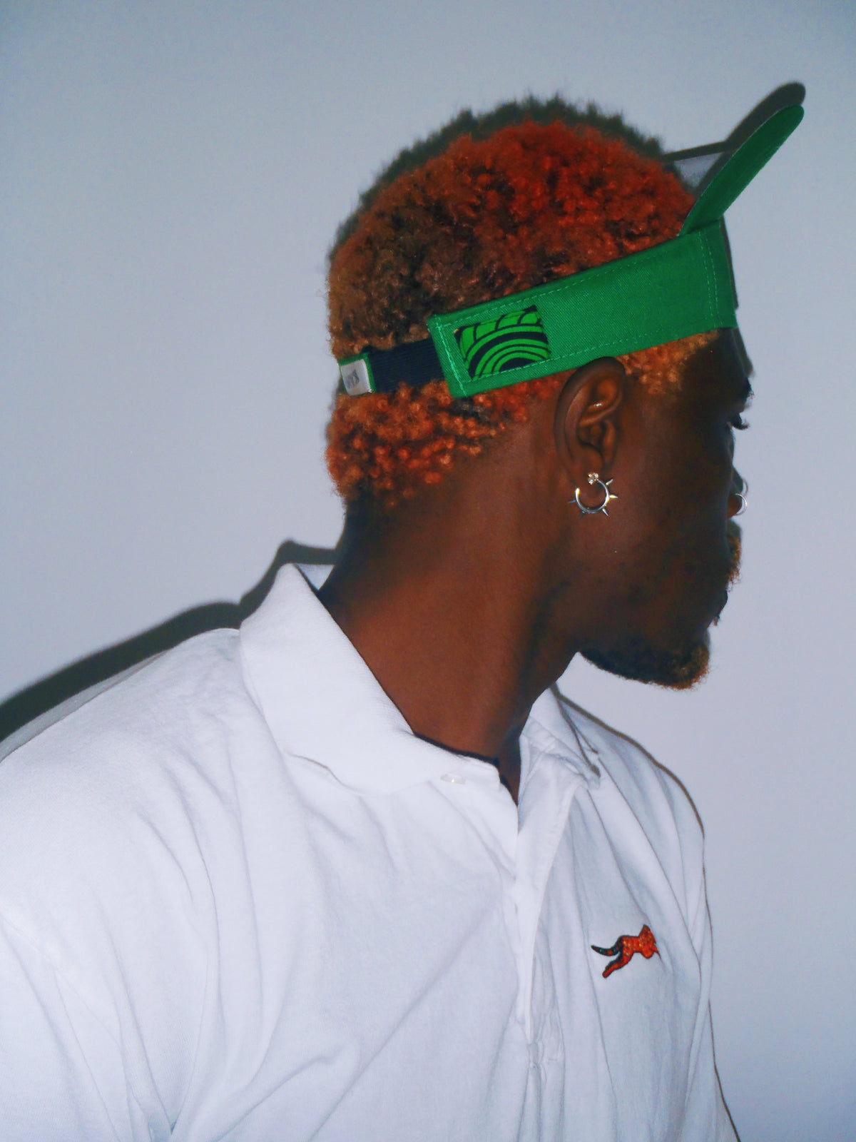 Afro Cheetah Visor (Green)