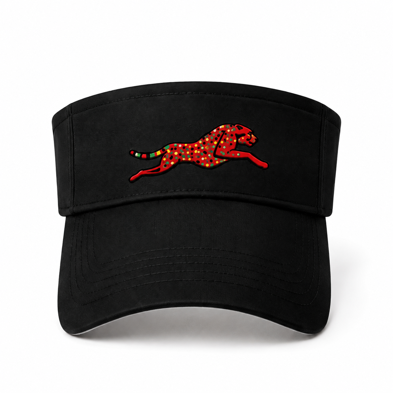 Afro Cheetah Visor (Black)