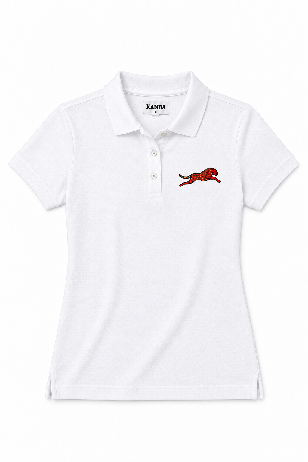 White Cheetah Polo (Women's)