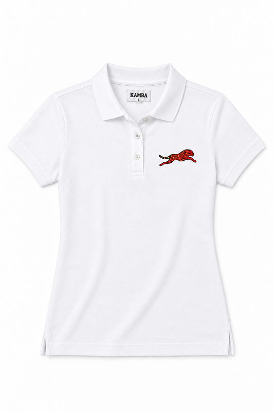 White Cheetah Polo (Women's)