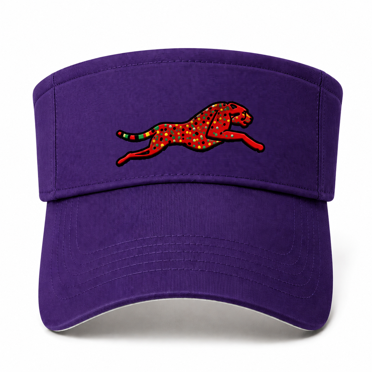Afro Cheetah Visor (Purple)