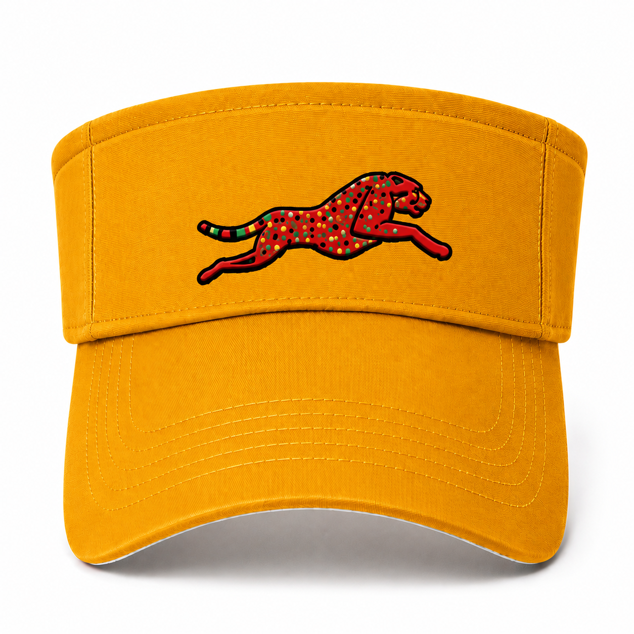 Afro Cheetah Visor (Gold)