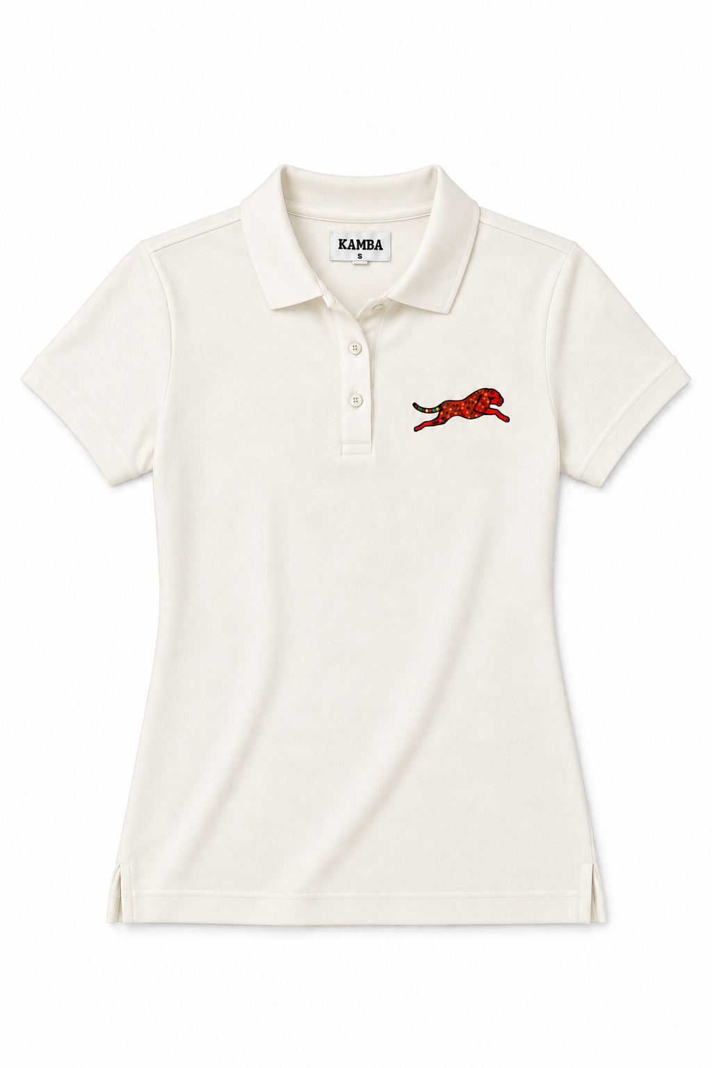 Cream Cheetah Polo (Women's)
