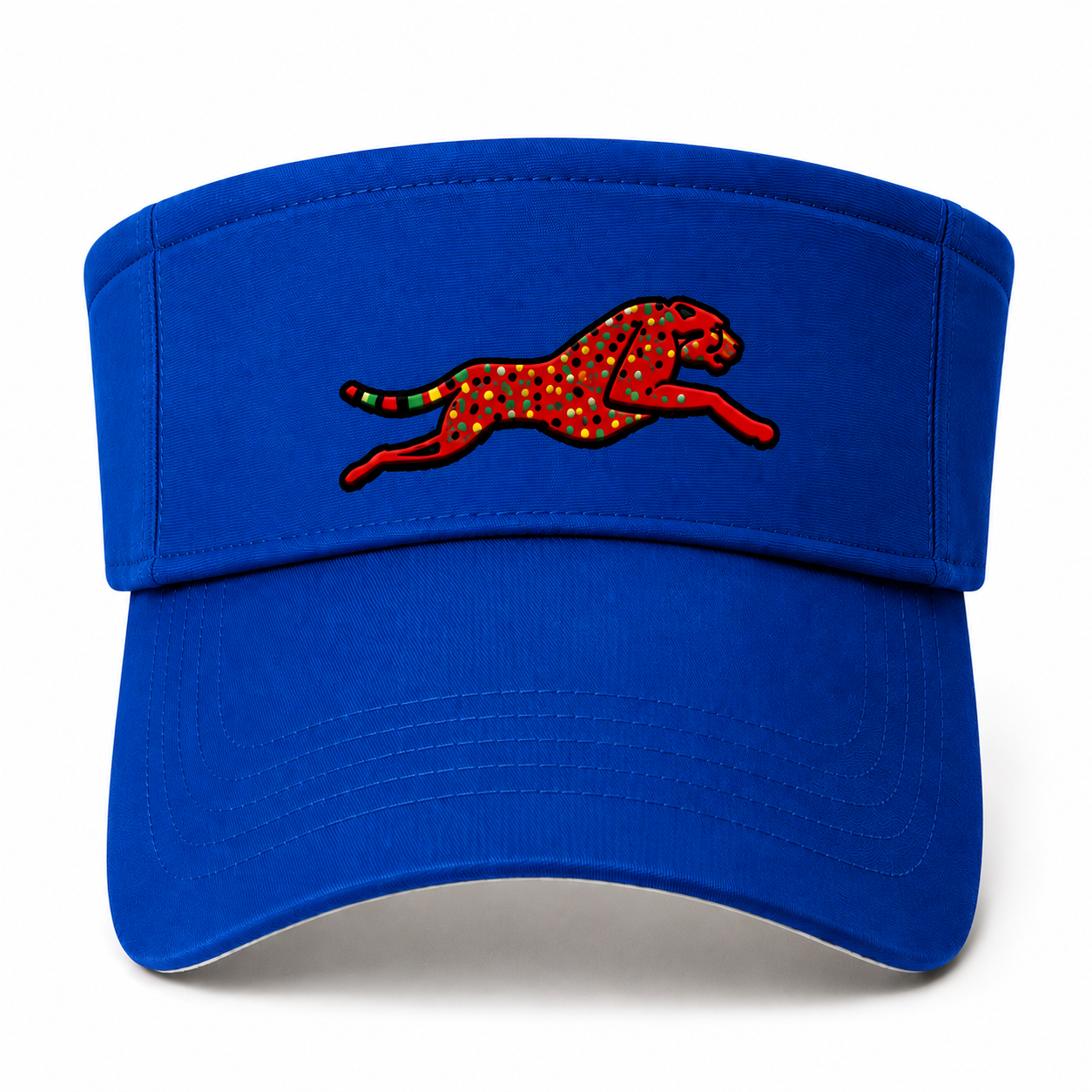Afro Cheetah Visor (Blue)