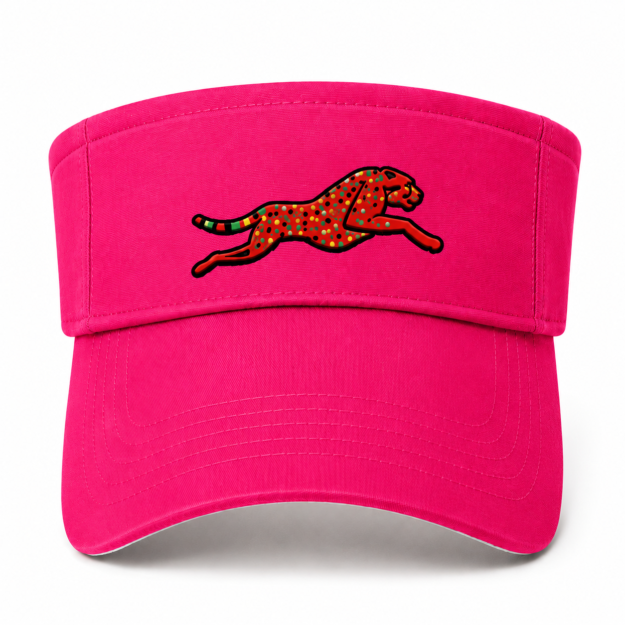 Afro Cheetah Visor (Pink)